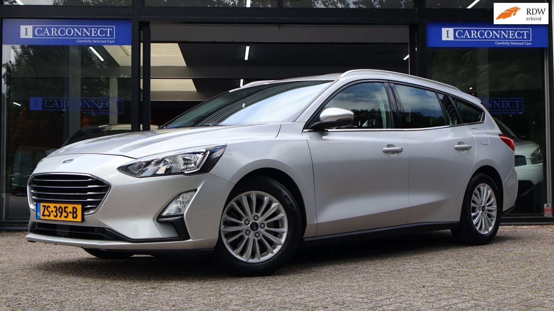 Ford Focus Wagon 1.0 EcoBoost Titanium Business 125pk|LED|PD, Auto's, Gebruikt, 1283 kg, Lichtsensor, Origineel Nederlands
