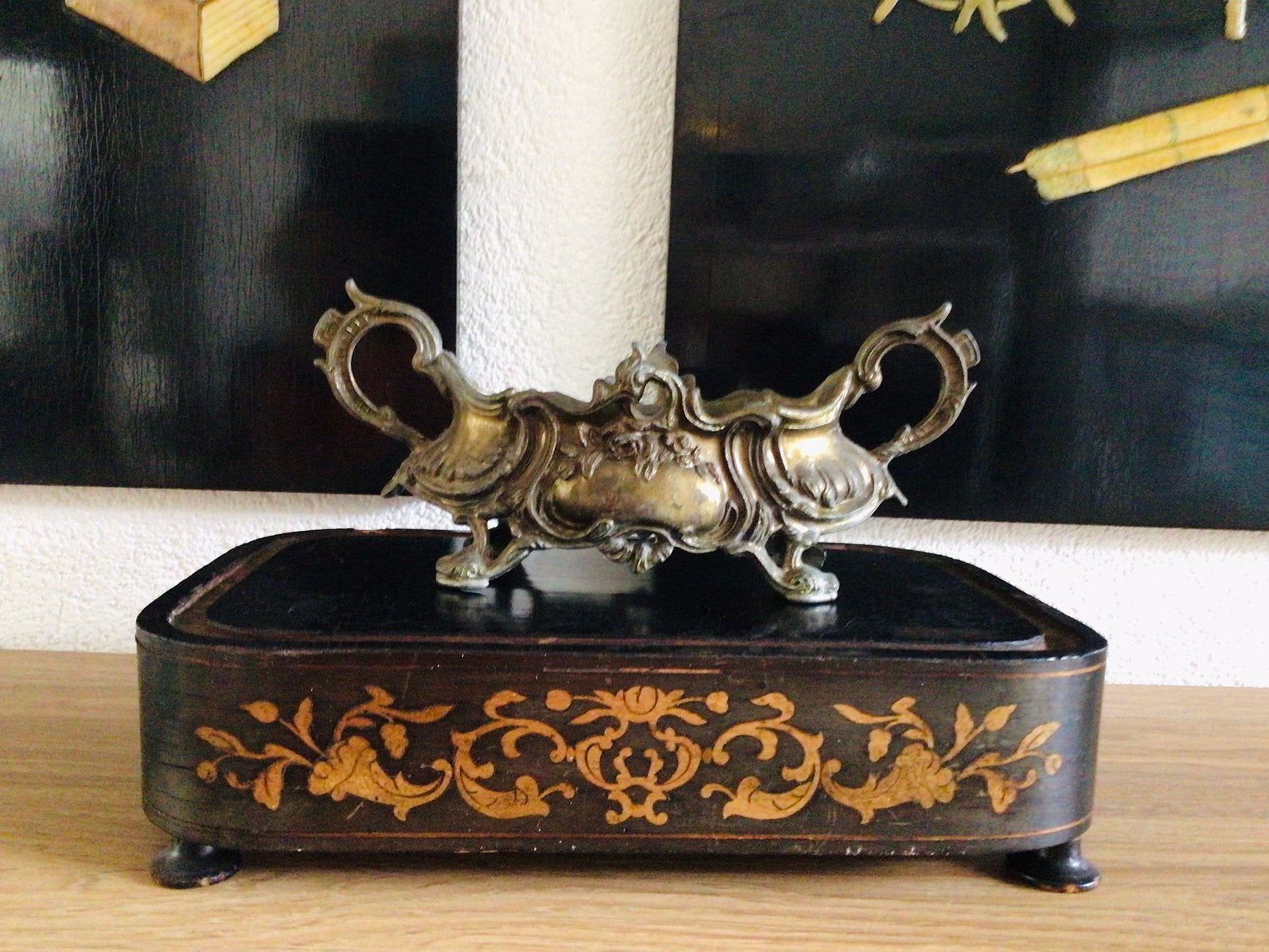 Antieke Franse Jardinière 22 cm, Ophalen of Verzenden