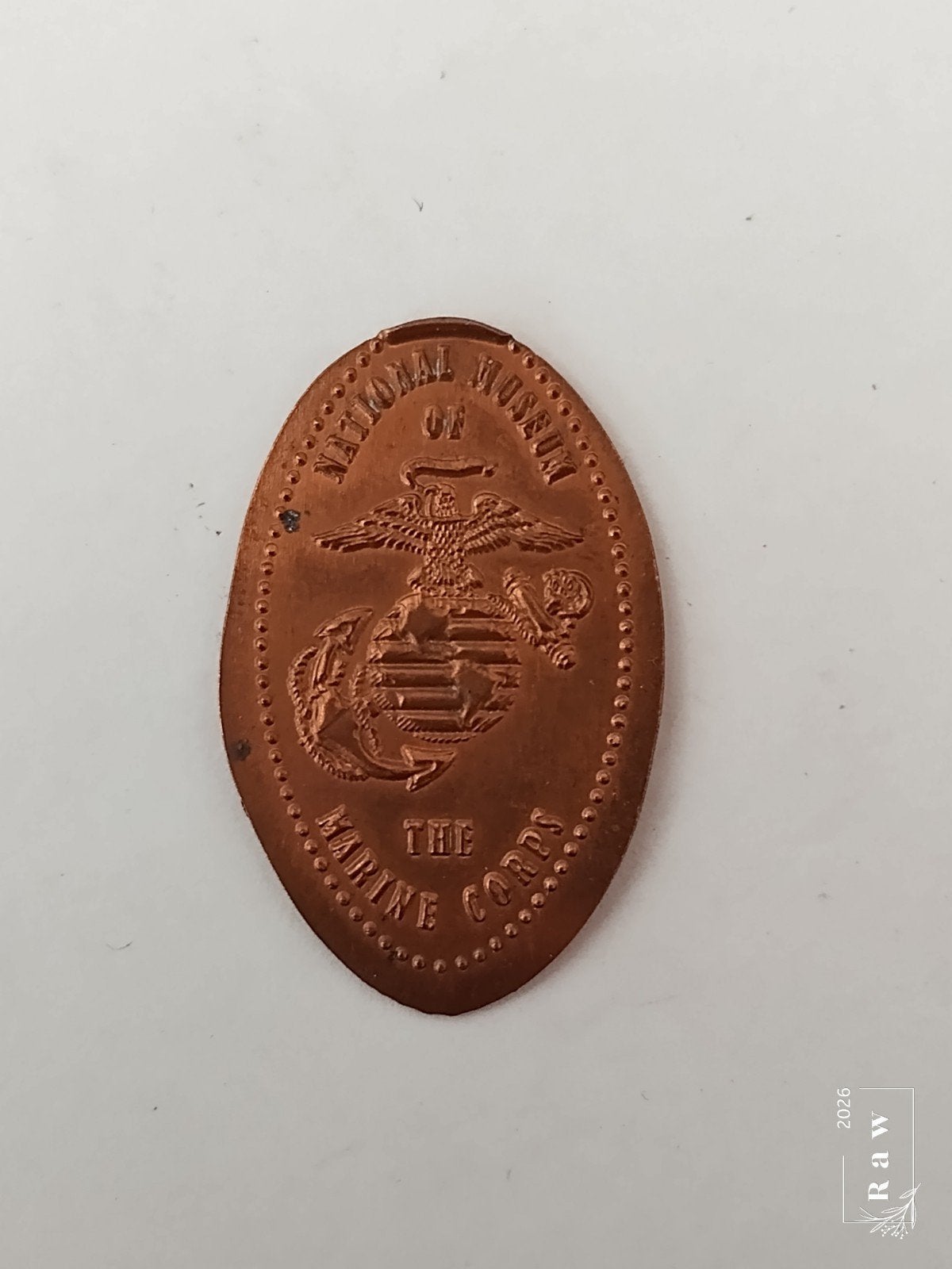 Pressed Penny - National Museum of the Marine Corps, Ophalen of Verzenden, Overige materialen