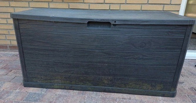Grote opbergbox voor buiten 116x45x55 cm., Tuin en Terras, Ophalen, Gebruikt, Kunststof, Overige typen