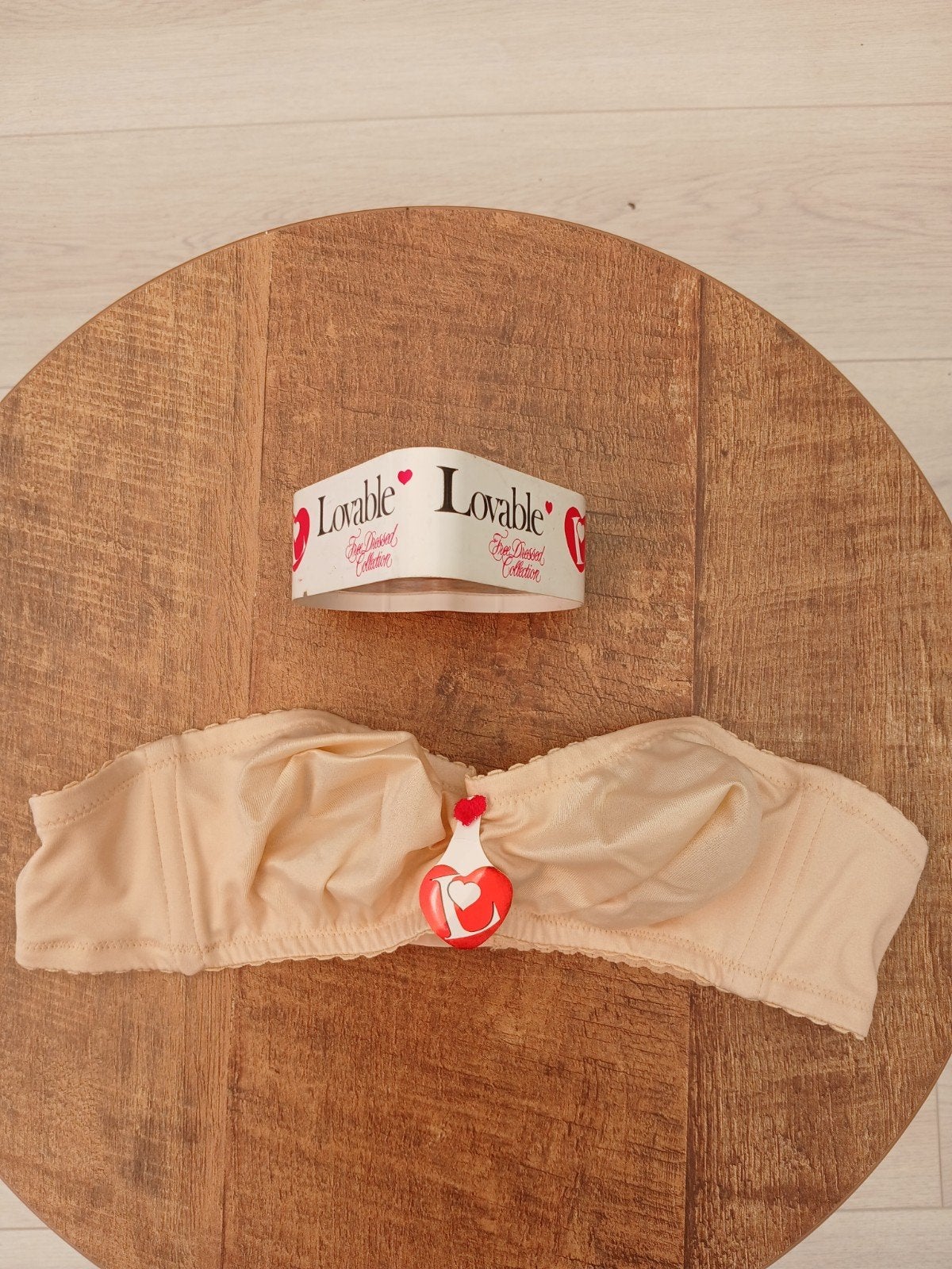 Lovable nieuwe strapless bh maat 75A, Lovable, Ophalen of Verzenden, Beige, BH