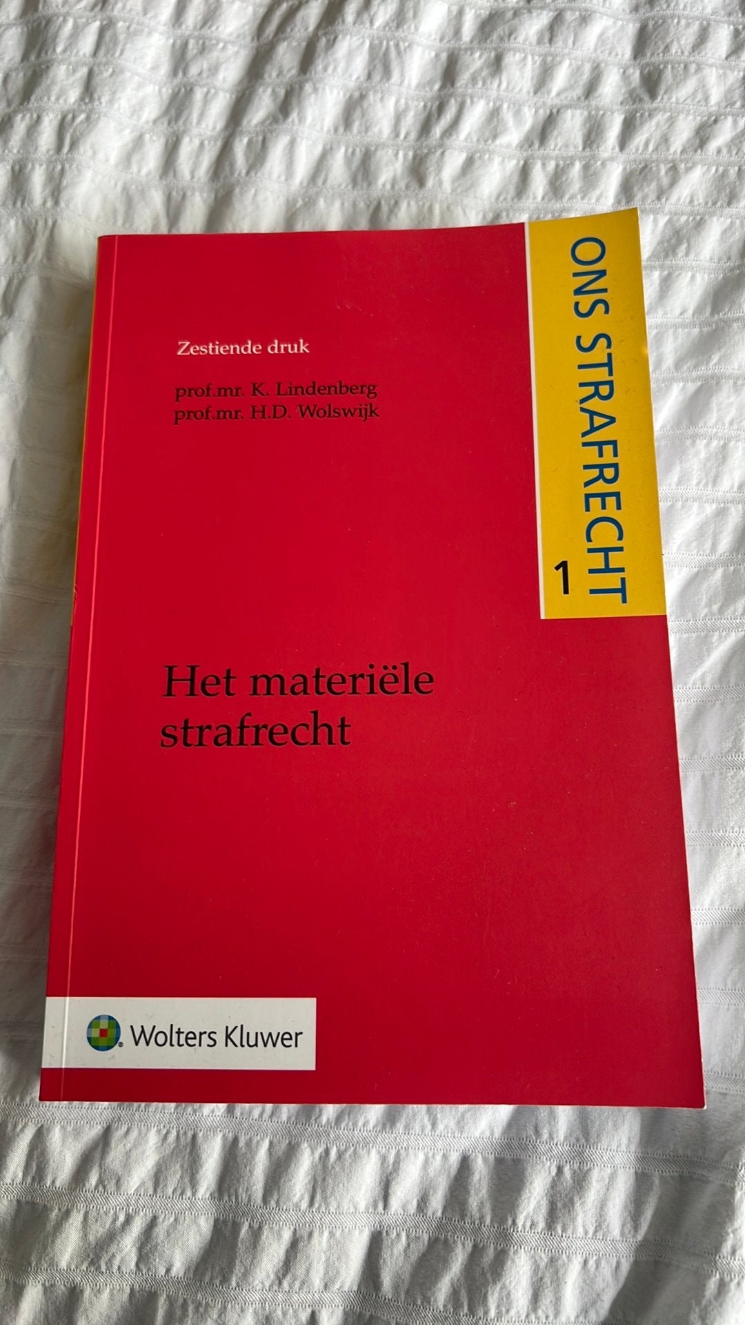 H.D. Wolswijk - Het materiële strafrecht, Boeken, Ophalen of Verzenden, Zo goed als nieuw, H.D. Wolswijk; K. Lindenberg, Natuurwetenschap