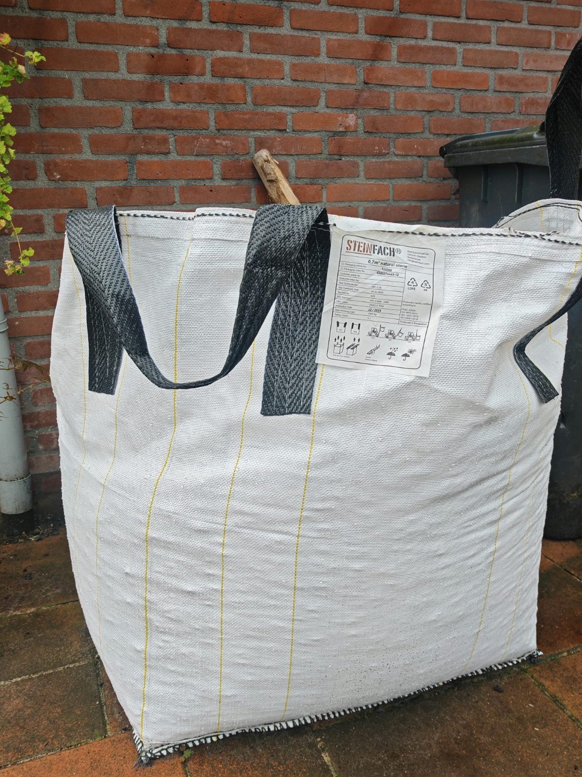 Basalt split 8-16mm - 500kg - nieuw, Tuin en Terras, Ophalen, Zwart, Nieuw, Split