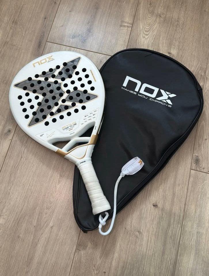 Nox AT10 Genius 12k Xtreme 2026 Padelracket, Sport en Fitness, Ophalen of Verzenden, Zo goed als nieuw, Padelracket