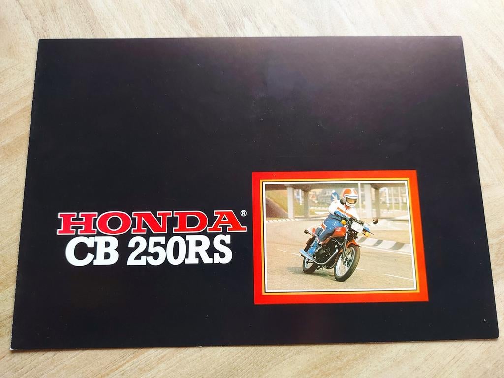 Keurige Honda CB 250 RS motor folder NL, Ophalen of Verzenden, Honda