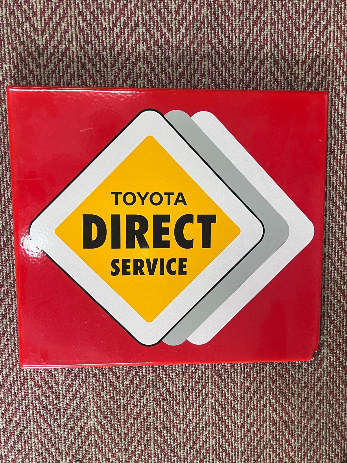 Toyota DIRECT Service E-Mail bord - 45x40 cm, Ophalen of Verzenden, Gebruikt