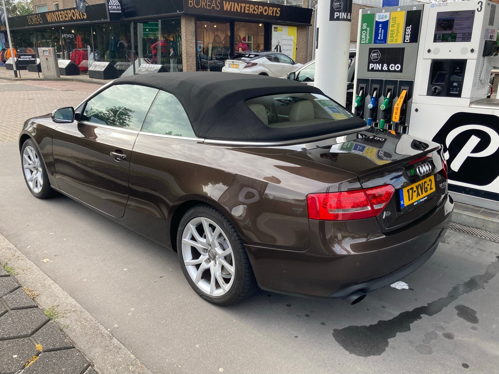 Audi A5 2.0 Tfsi 155KW Cabrio Quat. S-tr 2011 Bruin, 4 cilinders, 4 stoelen, Leder, Vierwielaandrijving