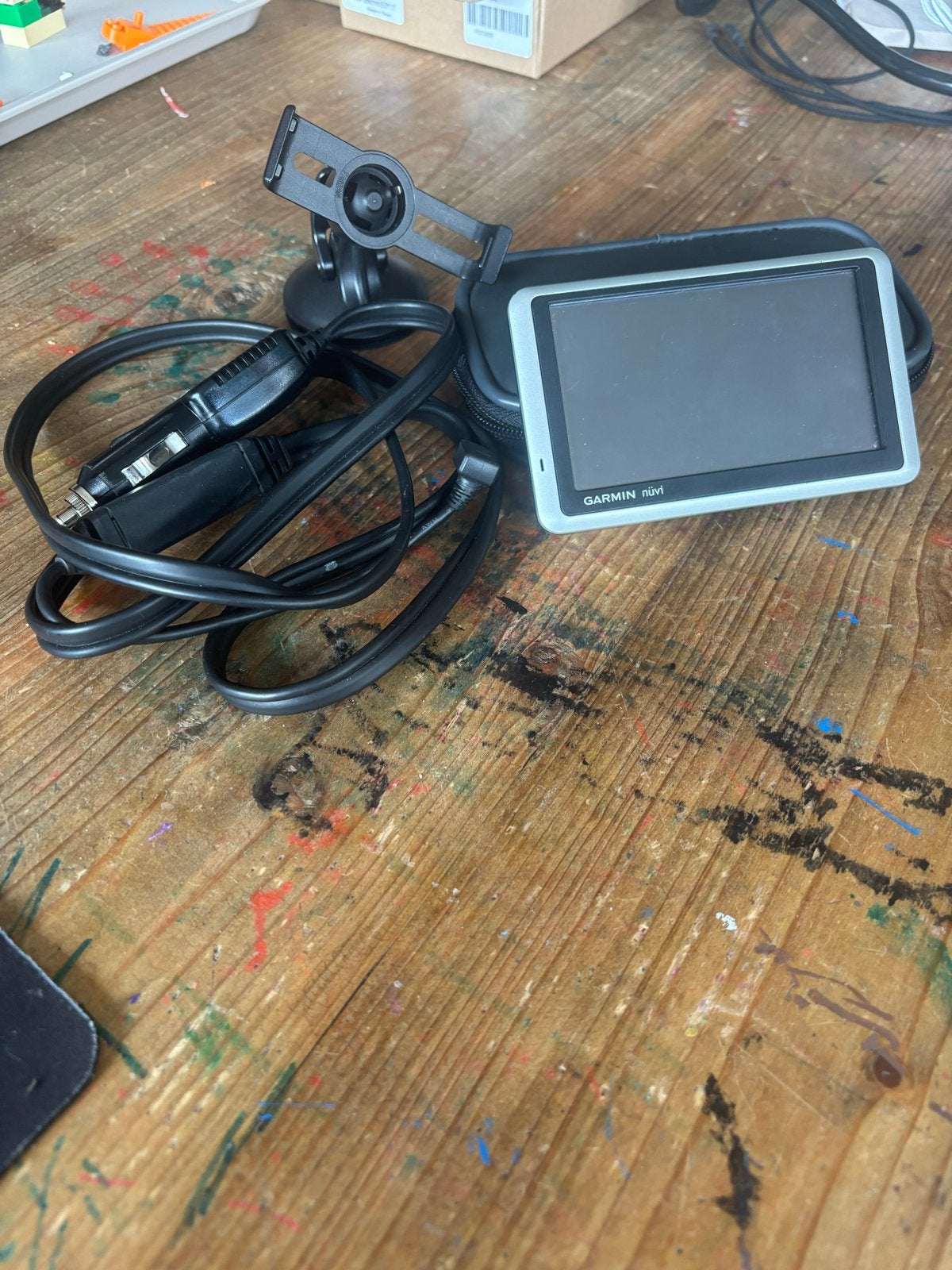 Garmin nüvi 1340 GPS Navigatiesysteem met accessoires, Ophalen of Verzenden, Gebruikt