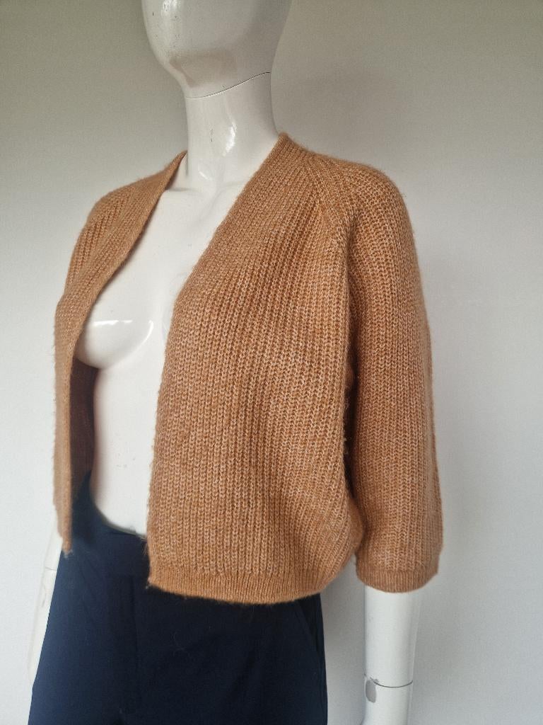 Sissy Boy vest. Maat S. Camel/wol., Nijmegen, Beige, Verhip-vintage.nl, Nieuw