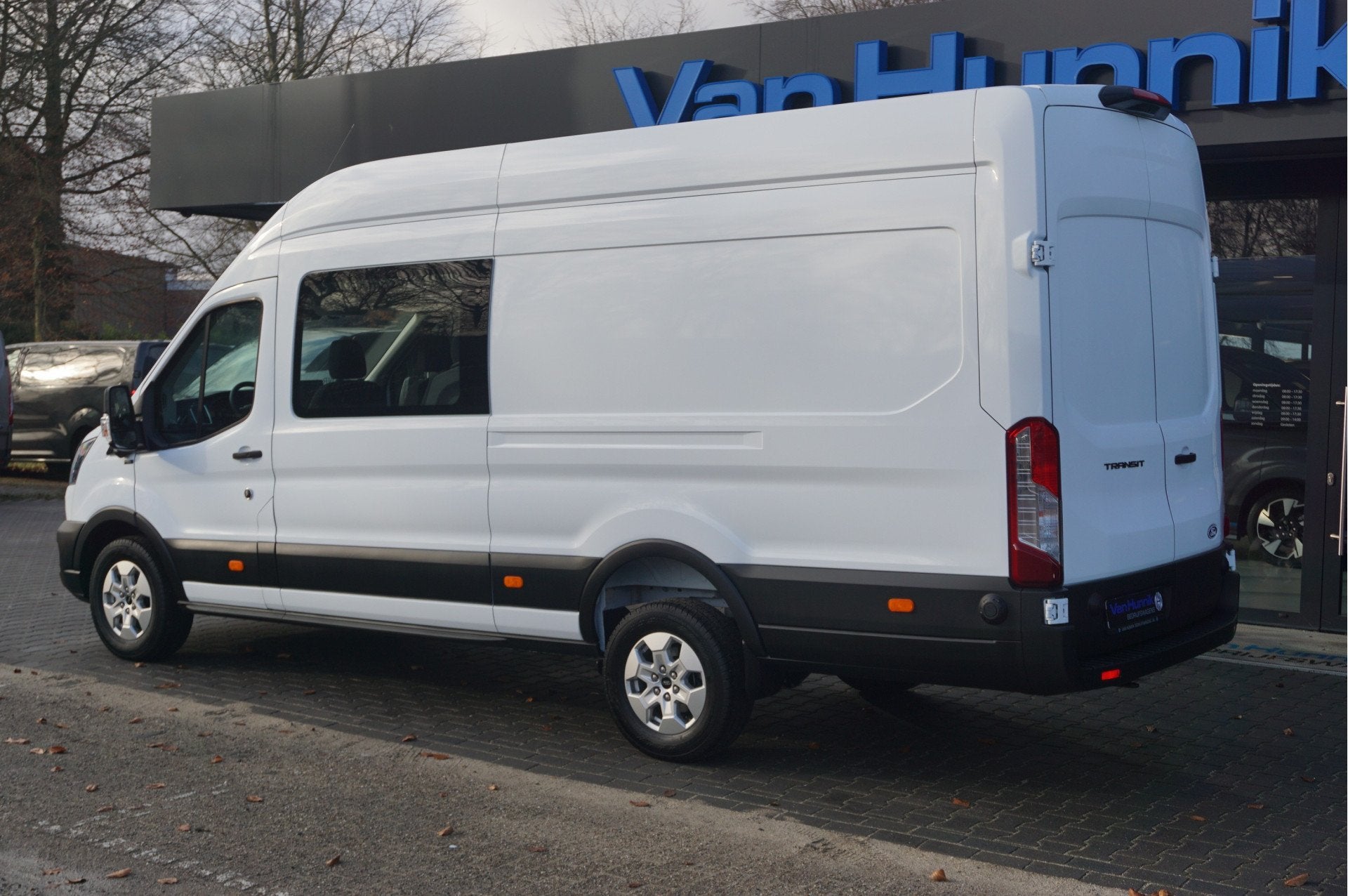 Ford Transit 350L 130PK L4H3 Dubbel Cabine BPM VRIJ! Navi,, Achterwielaandrijving, Gebruikt, 4 cilinders, 2800 kg