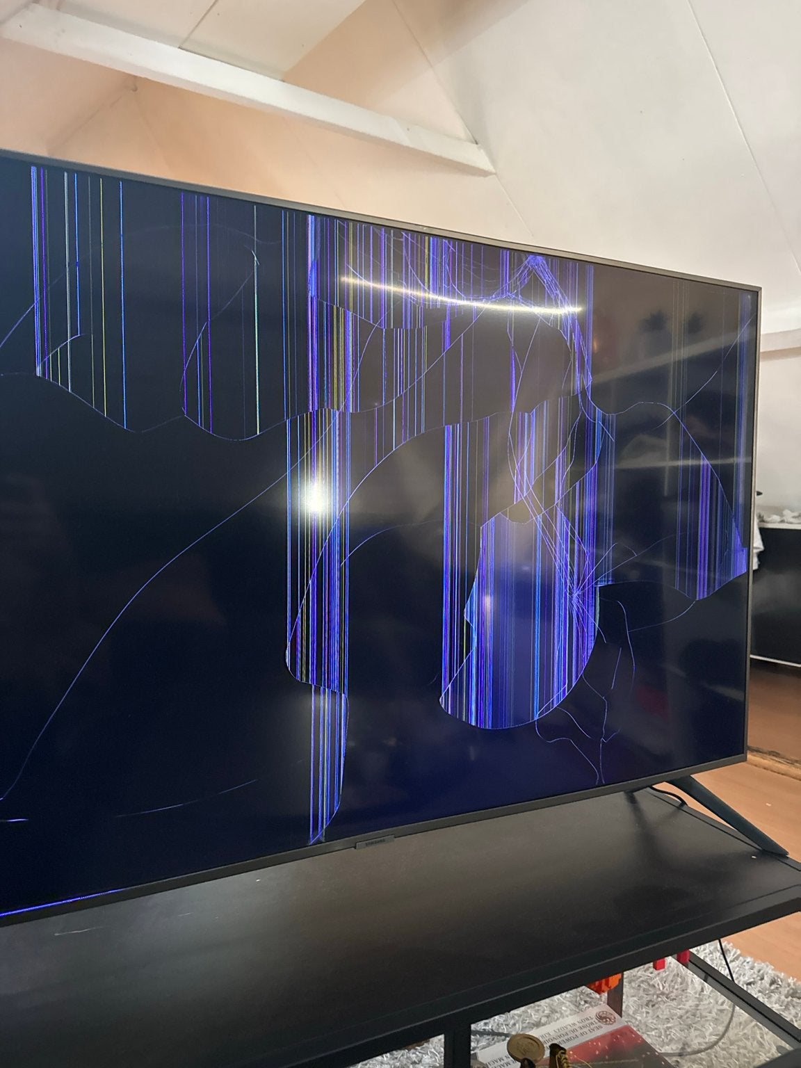 Samsung Smart TV met defect scherm 50 inch, Ophalen, Niet werkend, Samsung, Smart TV