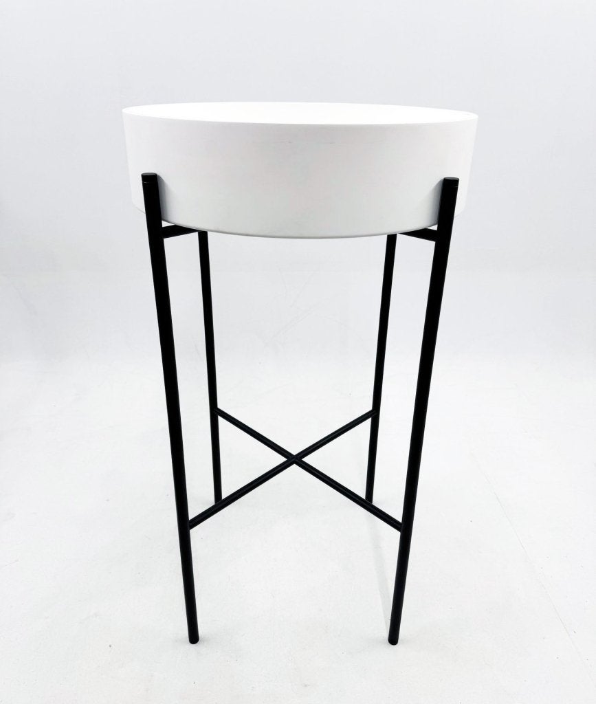 EX.t Stand Round design Solid Surface wastafel mat wit, Niet ingevuld, Nieuw, Wastafel, Niet ingevuld