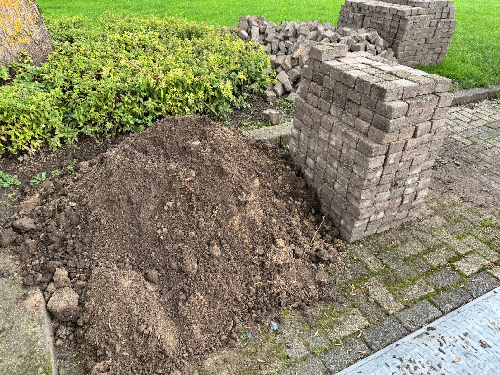 Grond, Ophalen, Zo goed als nieuw