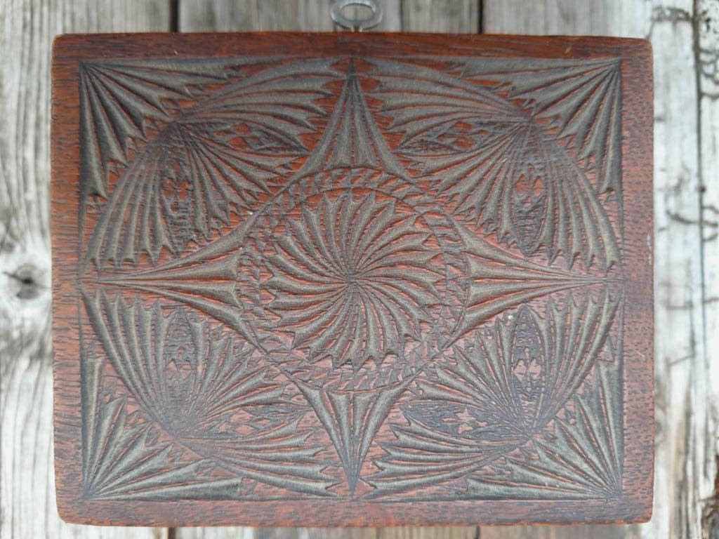 1900 eeuws eiken thee kistje met West Fries kerfwerk, Ophalen of Verzenden