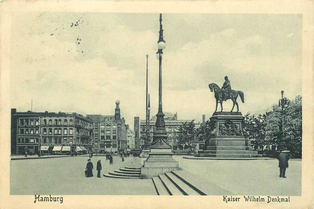 701-297-005 Hamburg Kaiser Wilhelm Denkmal, Verzenden, Voor 1920, Duitsland