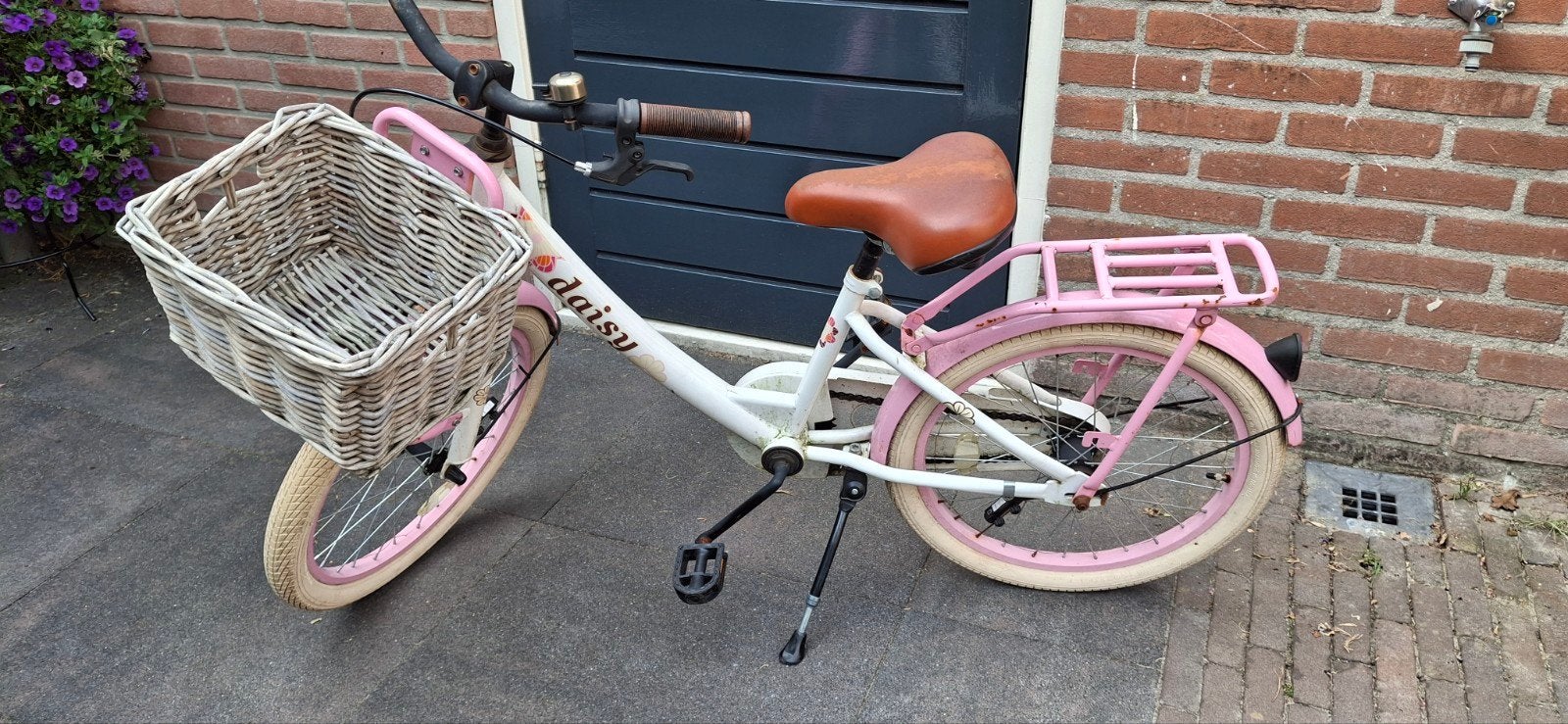 Daisy 20 inch meisjesfiets, Ophalen, Terugtraprem, Gebruikt, Handrem