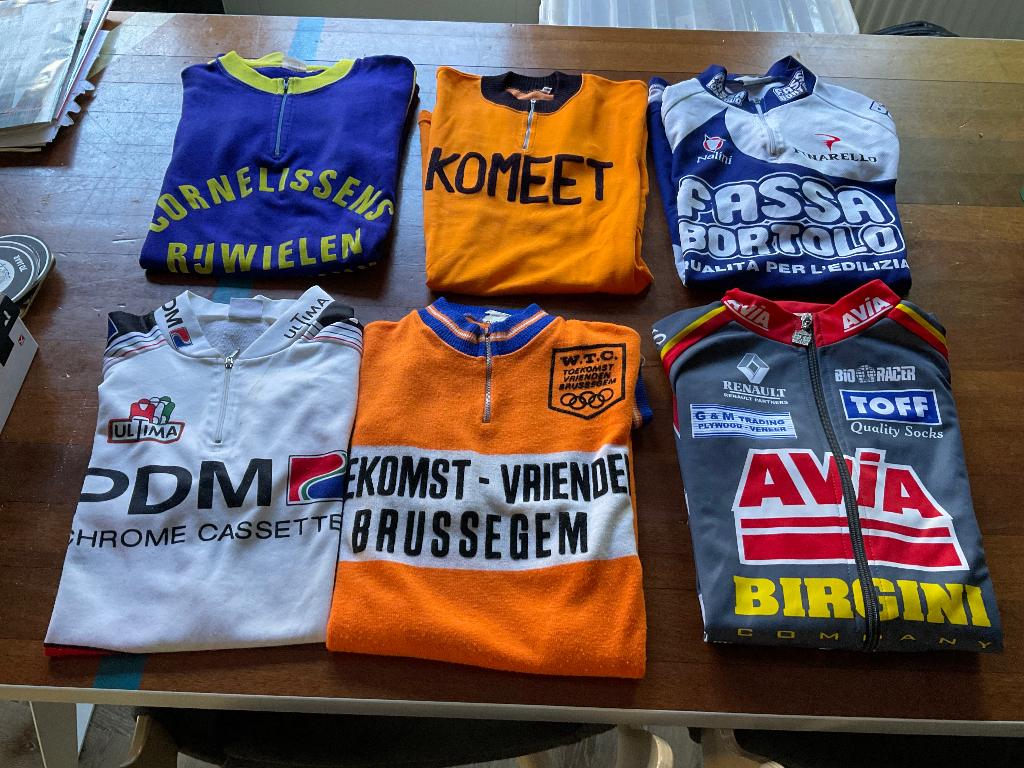Vintage wielershirts, Fietsen en Brommers, Ophalen of Verzenden, Gebruikt, Bovenkleding