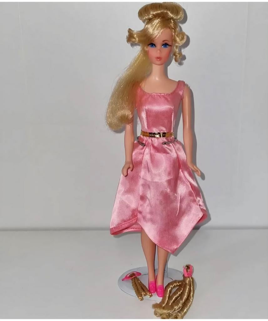 Barbie Growin Pretty Hair 1971 vintage, Verzamelen, Ophalen of Verzenden, Zo goed als nieuw, Fashion Doll