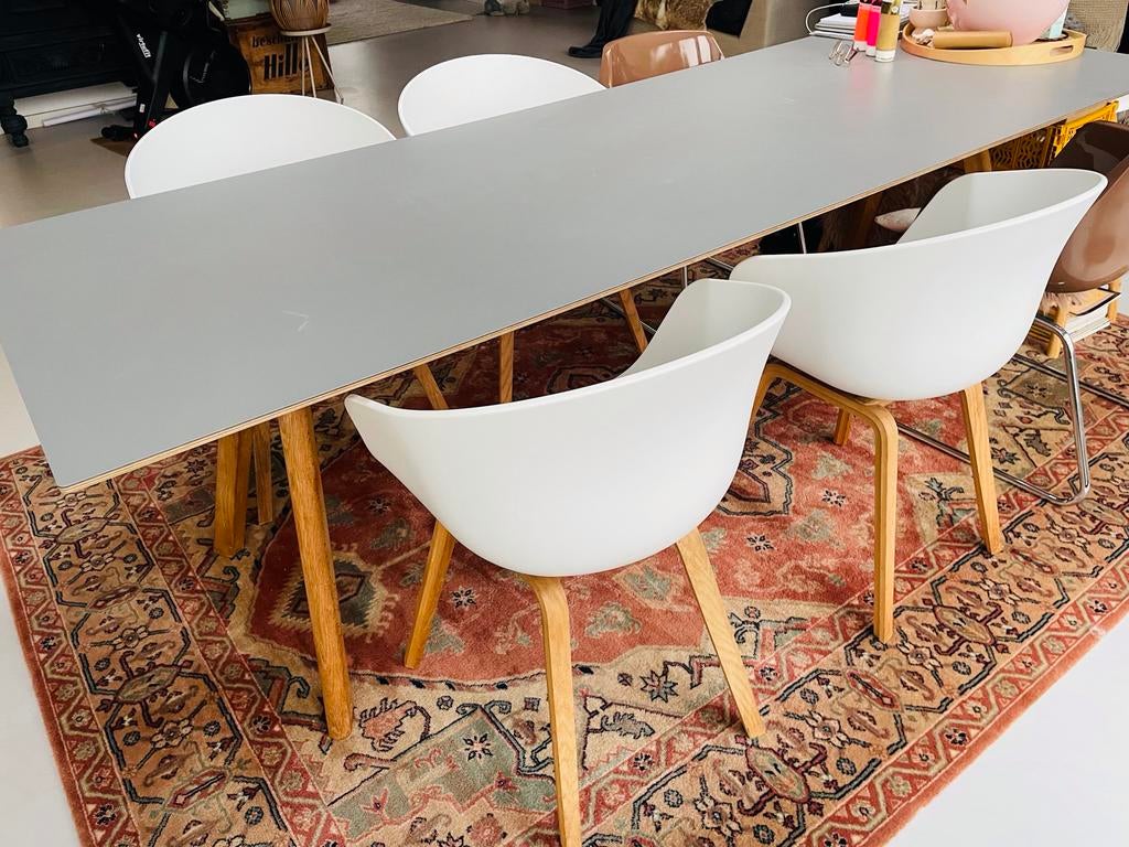 4 Hay AAC22 stoelen (origineel), Huis en Inrichting, Stoelen, Ophalen, Gebruikt, Wit, Vier