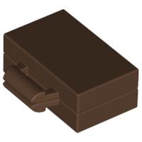 Lego Brown Minifigure, Utensil Briefcase  Suitcase, Ophalen of Verzenden, Gebruikt, Losse stenen, Lego