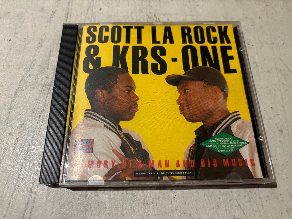 Scott La Rock & KRS-One - Memory Of A Man And His Music CD, Ophalen of Verzenden, Gebruikt, Album