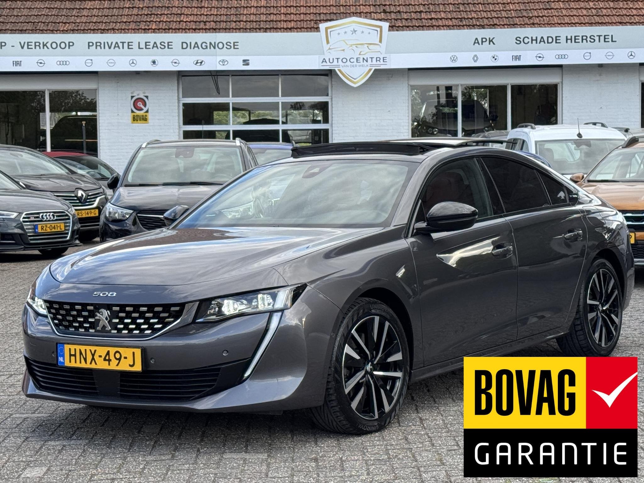 Peugeot 508 1.6 HYBRID GT PANO | NAVI | KLIMA | LEER | BOVAG, Auto's, Peugeot, Gebruikt, Euro 6, 4 cilinders, Bedrijf