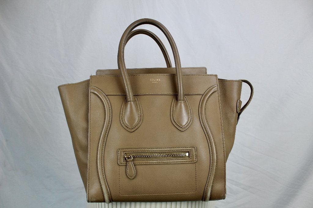 Celine Mini Luggage - 1227, Overige merken, Gebruikt, Bruin, Celine