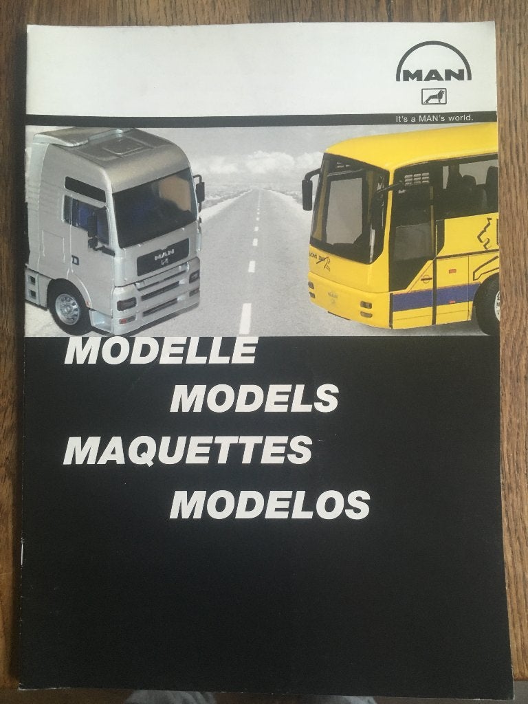 MAN truck miniatuurautofolder, Hobby en Vrije tijd, Modelauto's | 1:50, Ophalen of Verzenden, Nieuw, Bus of Vrachtwagen, Overige merken