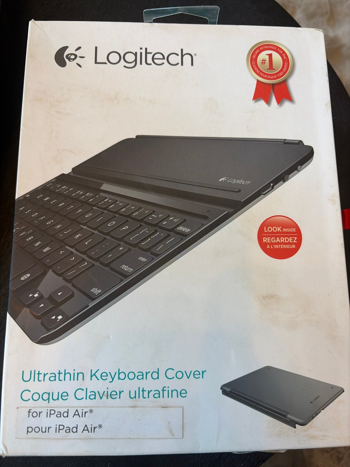 Logitech Ultrathin Keyboard Cover voor iPad Air, Ophalen of Verzenden, Qwerty, Gebruikt, Draadloos
