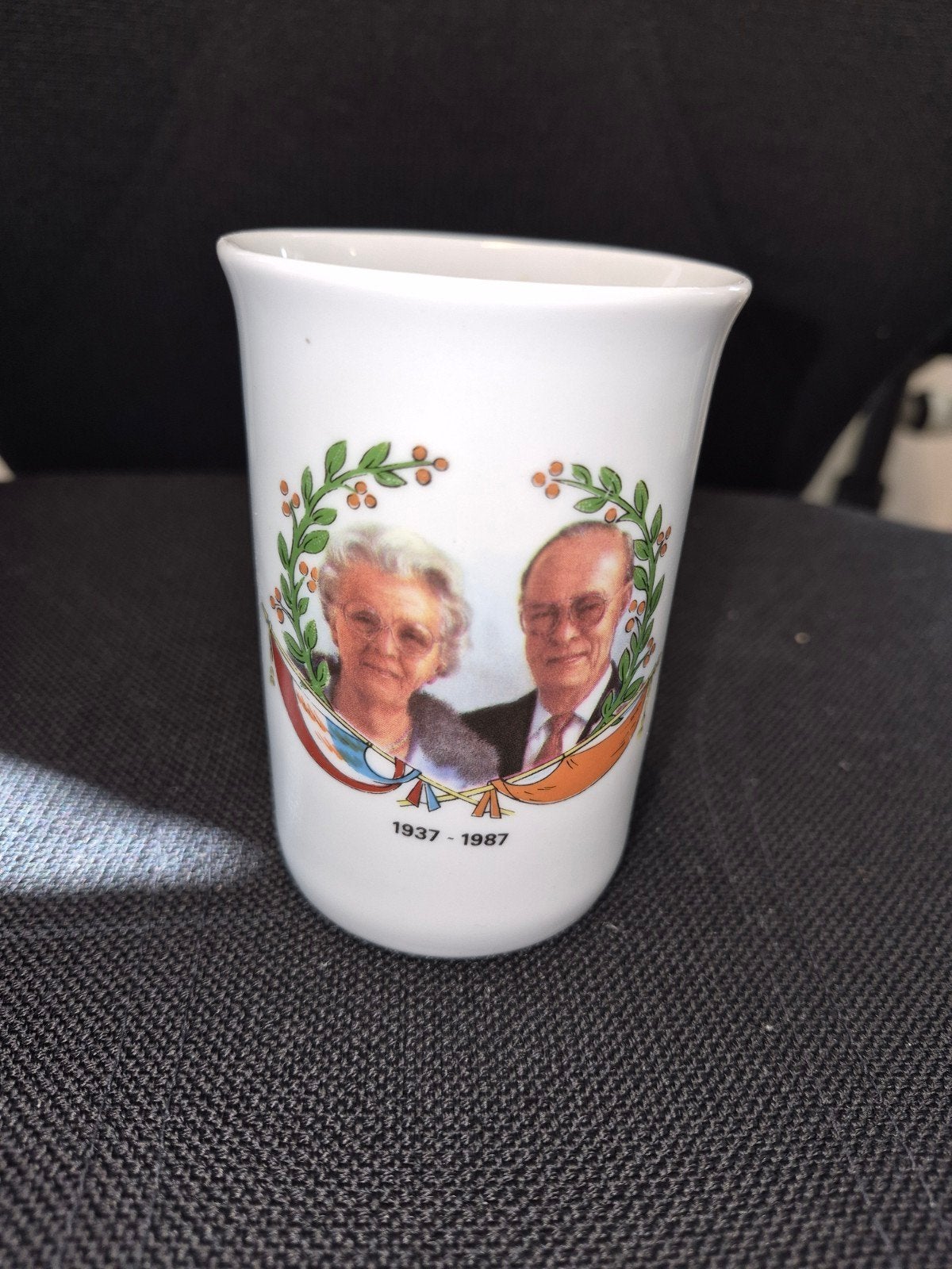 Koffiebeker Juliana & Bernhard 1937-1987 - Perfecte Conditie, Ophalen of Verzenden