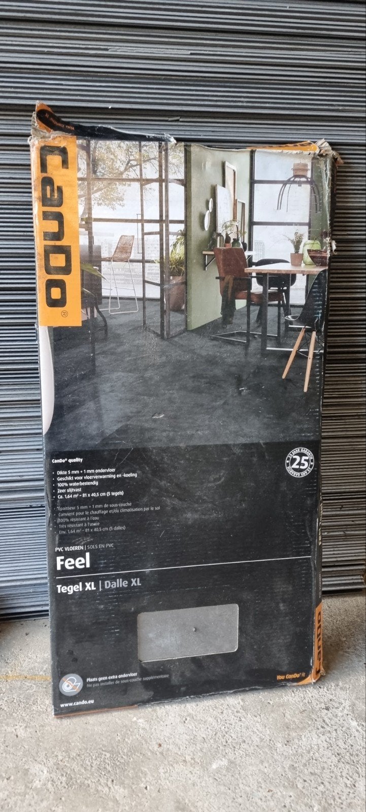 CanDo PVC Vloertegels Feel Tegel XL - 1.64 m², Nieuw, Ophalen of Verzenden, Minder dan 10 m², Vinyl