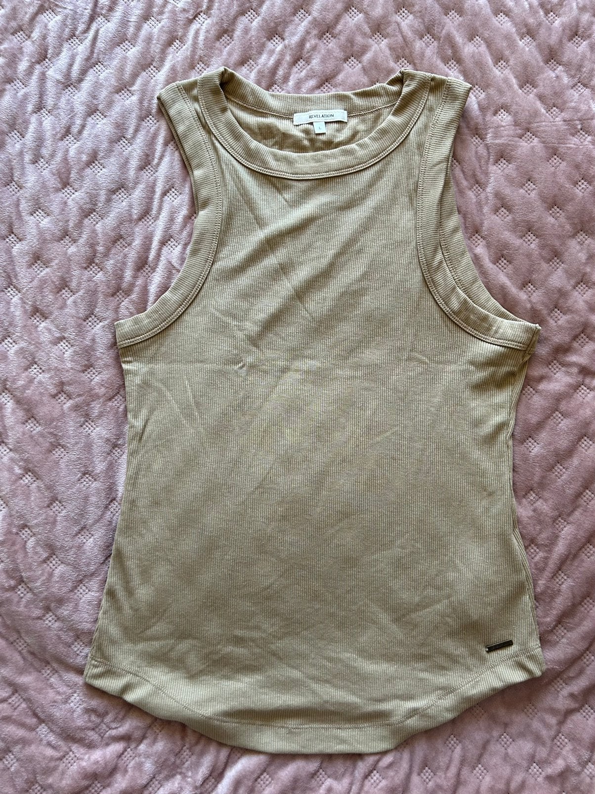 Revelation dames top beige L, Bruin, Maat 42/44 (L), Ophalen of Verzenden, Zo goed als nieuw