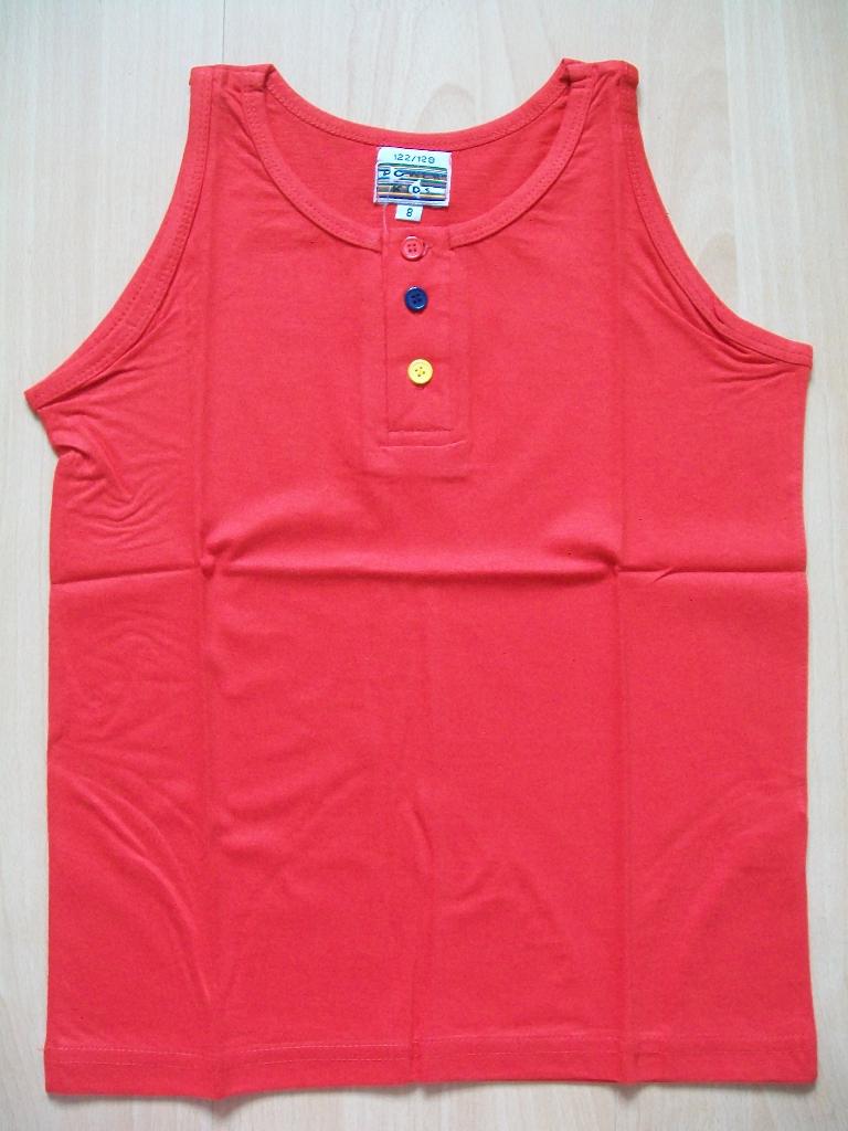 Nieuw topje top mouwloos shirt Power Kids rood maat 122-128, Ophalen of Verzenden, Nieuw, Meisje, Shirt of Longsleeve