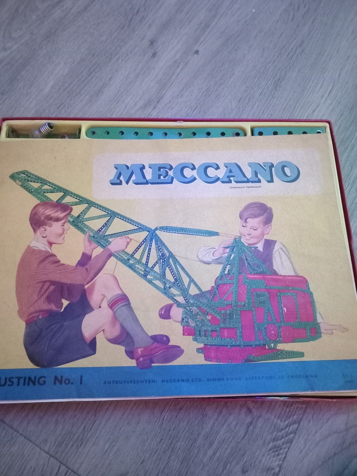 Vintage Meccano Bouwset - KlassiekSpeelgoed, Ophalen, Gebruikt, Overige merken