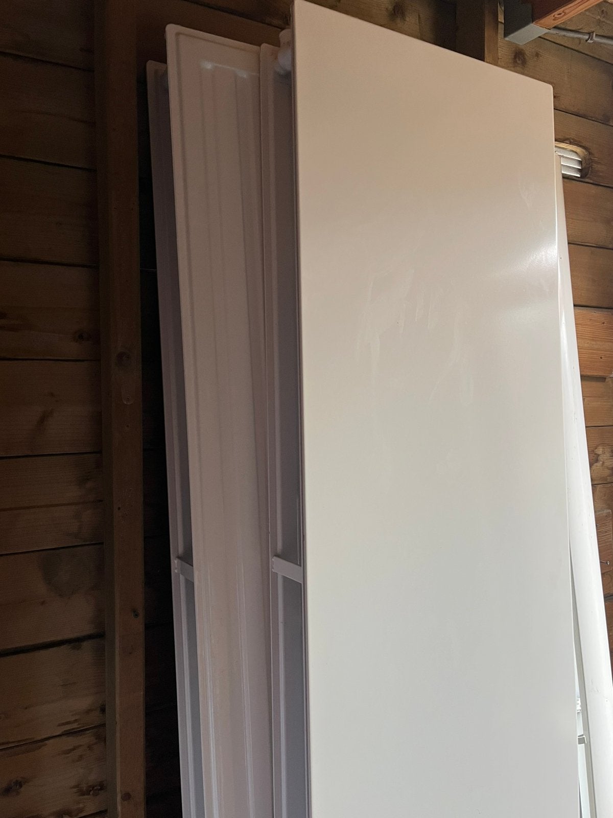 Verticale design radiator 2x, Ophalen, Radiator, Minder dan 60 cm, Zo goed als nieuw