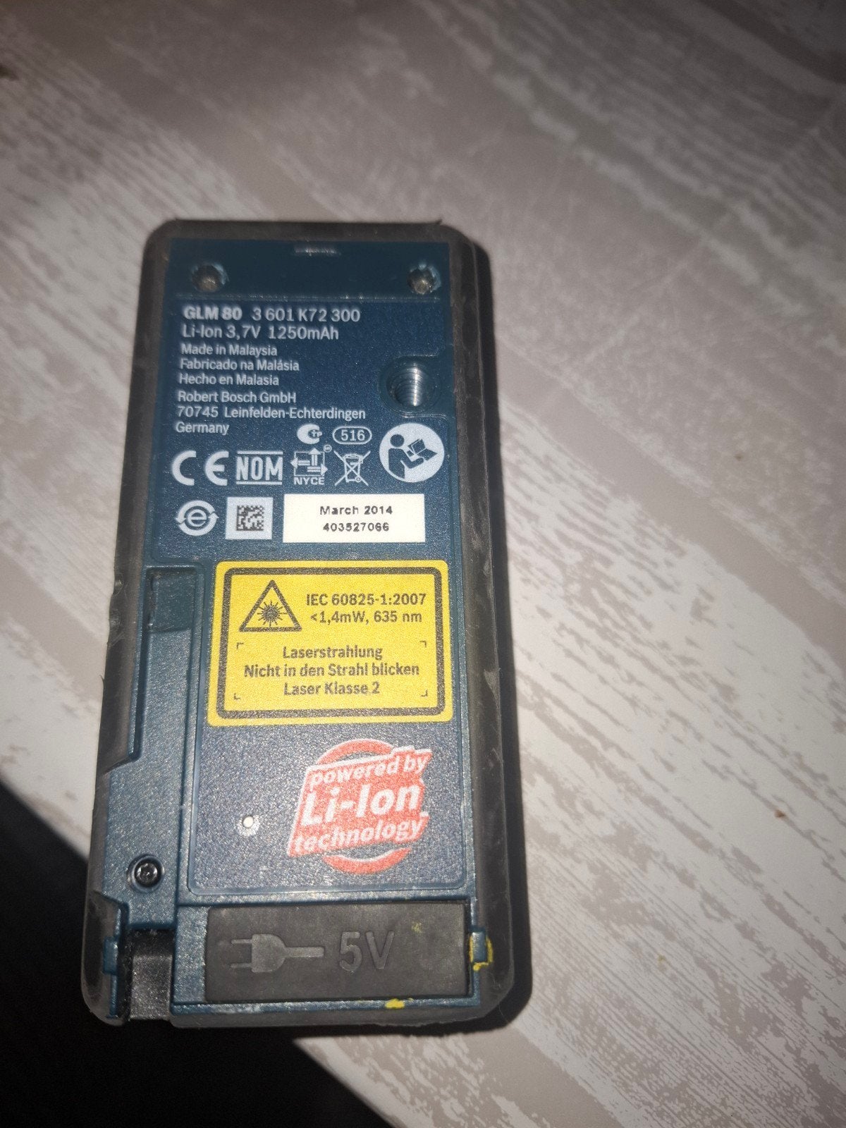 Bosch GLM 80 Professional Laser Afstandsmeter, Ophalen, Zo goed als nieuw