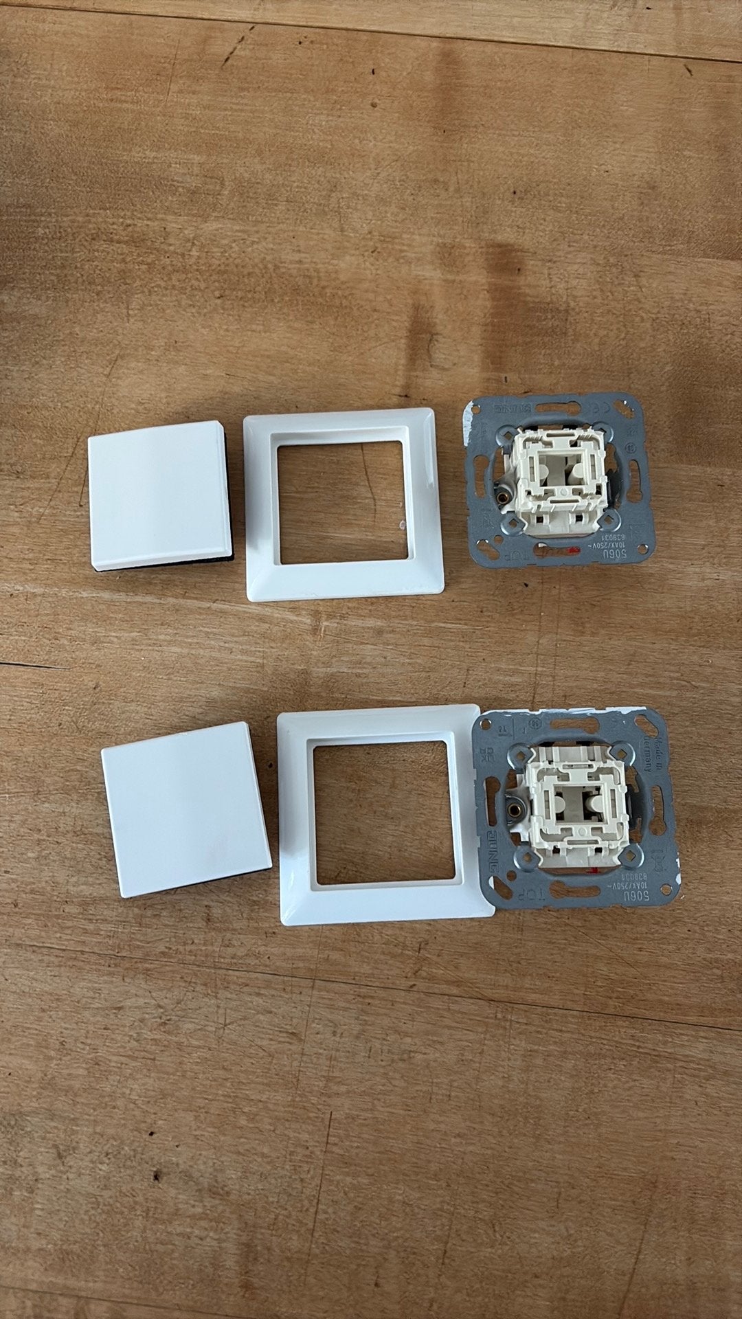 2 lichtknopjes met schakelaar, Ophalen, Zo goed als nieuw