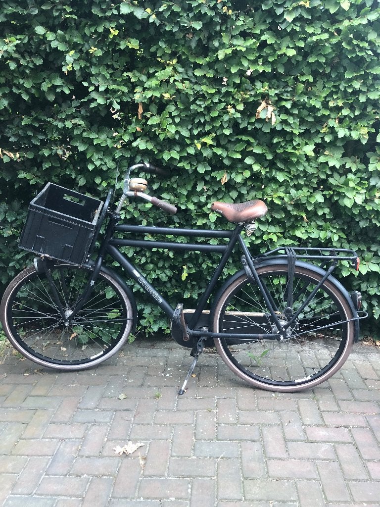 Herenfiets, Terugtraprem, Gebruikt, Versnellingen, 61 tot 65 cm