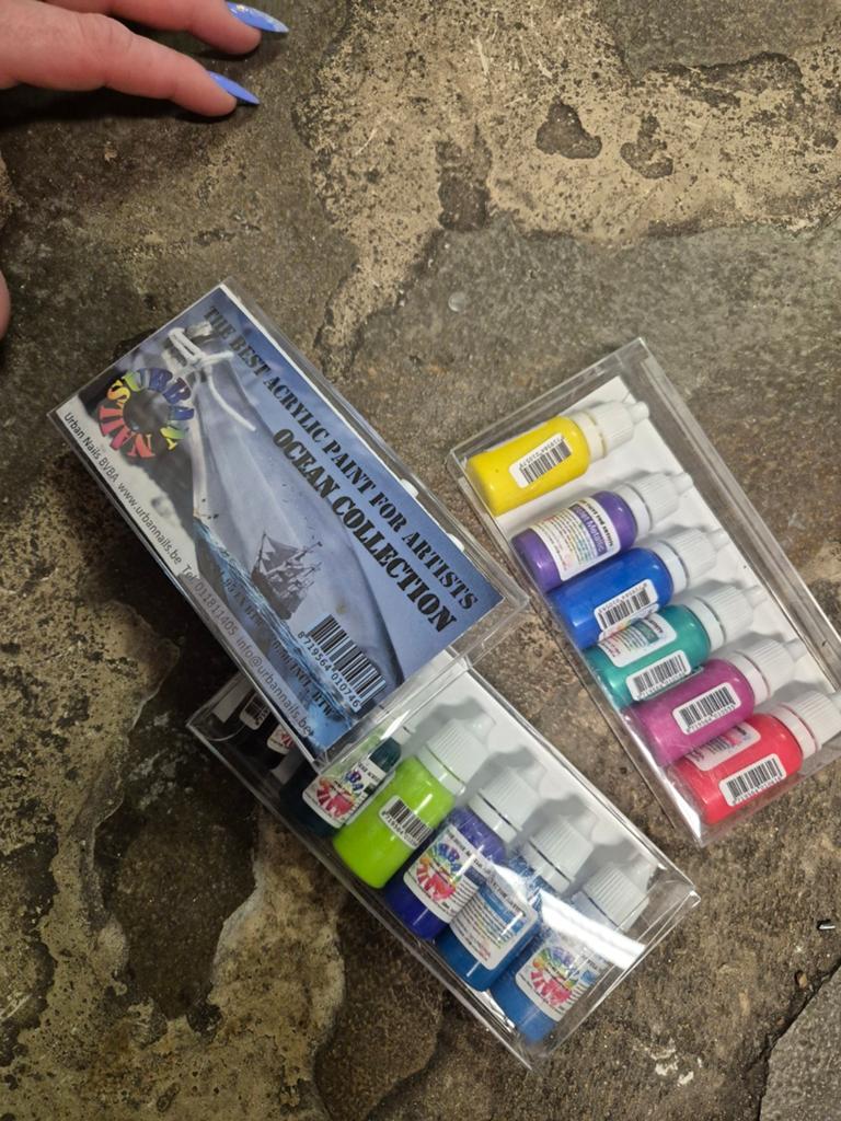 3x nieuw urban nails pure paint collectie,onestroke, nailart, Overige kleuren, Nieuw, Ophalen of Verzenden, Handen en Nagels
