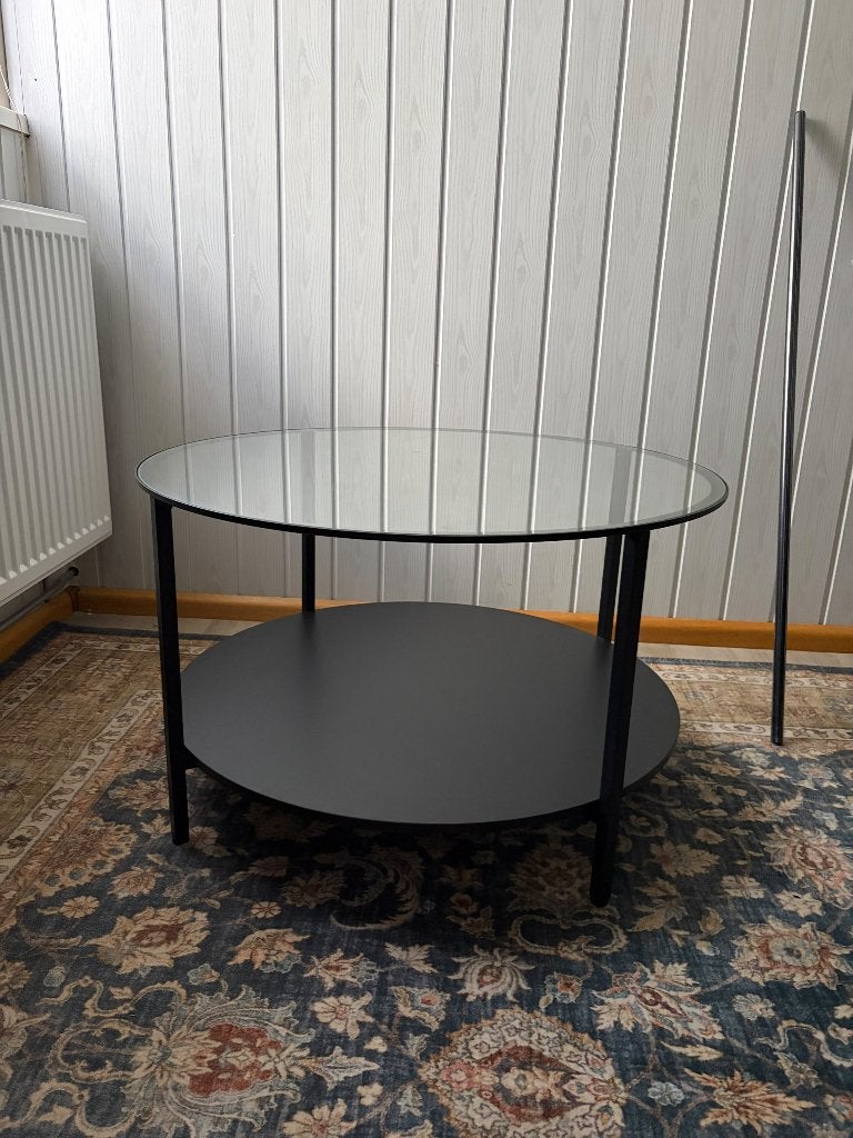 salontafel VITTSJÖ IKEA, Huis en Inrichting, Ophalen, 50 tot 100 cm, Rond, Zo goed als nieuw