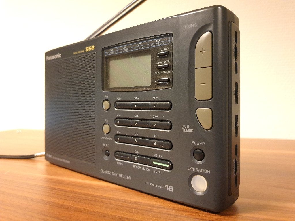 PANASONIC RF-B45 FM-LW-MW-SW RECEIVER / WERELDONTV. (1991), Ophalen of Verzenden, Gebruikt, Wereldontvanger