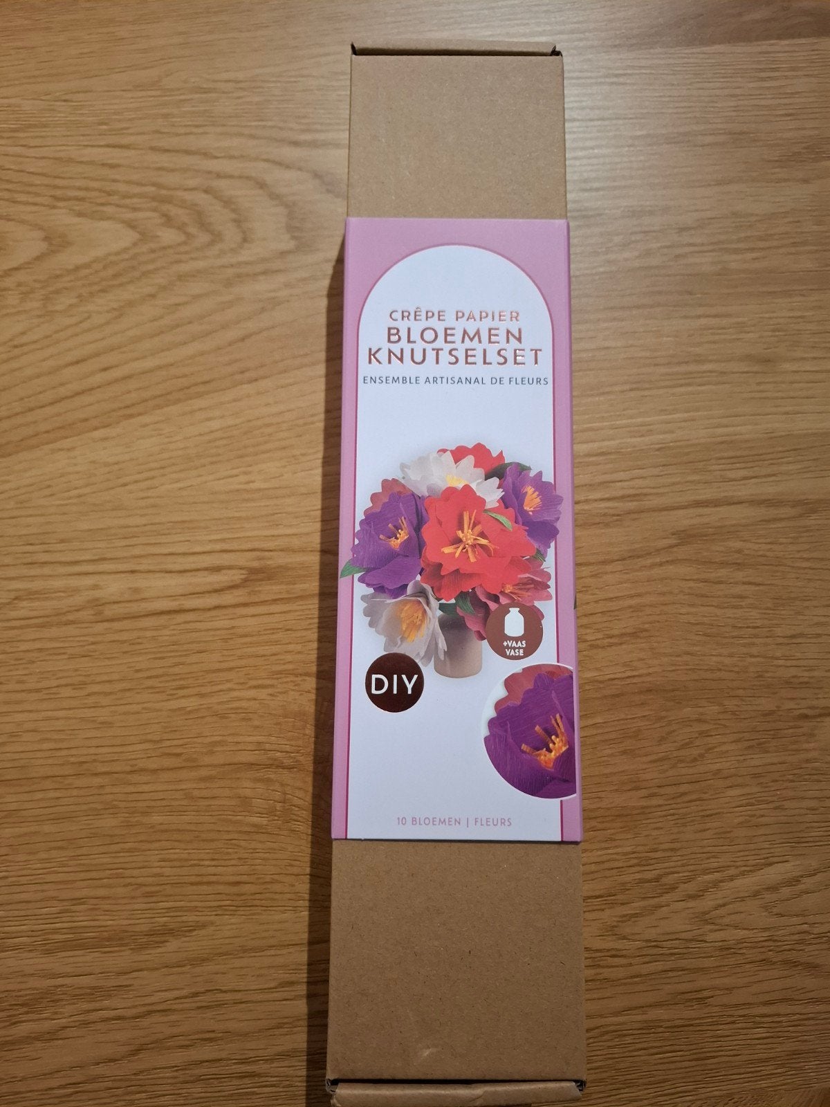 Crêpe Papier Bloemen Knutselset - DIY Boeket, Nieuw, Meerkleurig, Papier of Karton, Overige merken