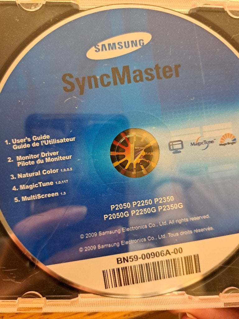 syncmaster samsung monitor, Ophalen of Verzenden, Gebruikt, Full HD, 60 Hz of minder