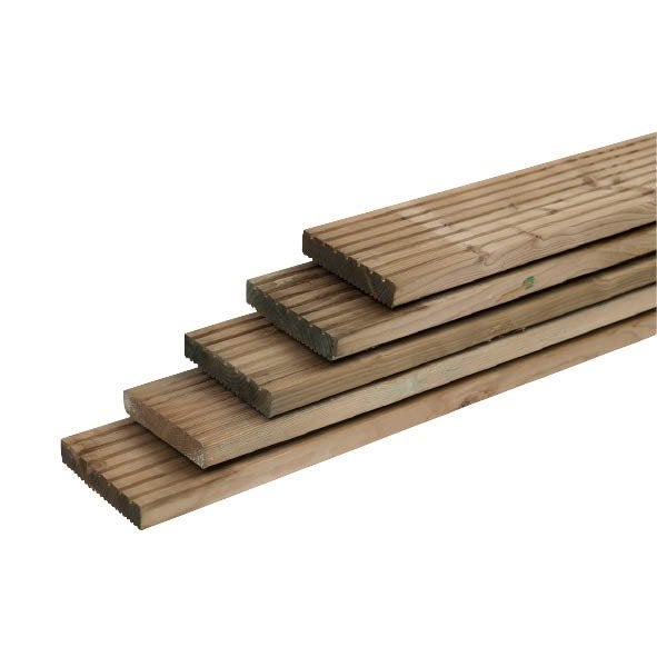 Geïmpregneerde vlonderplanken 19x140x2400mm - € 8,- per stuk, Ophalen of Verzenden, Nieuw, 180 tot 250 cm, Planken