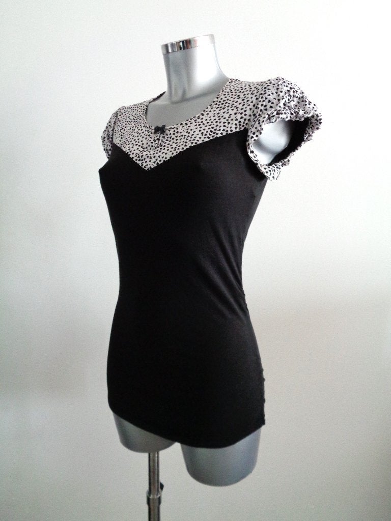 Fornarina shortsleeve IT44-NL38 origineel, Maat 38/40 (M), Verzenden, Zwart, Fornarina
