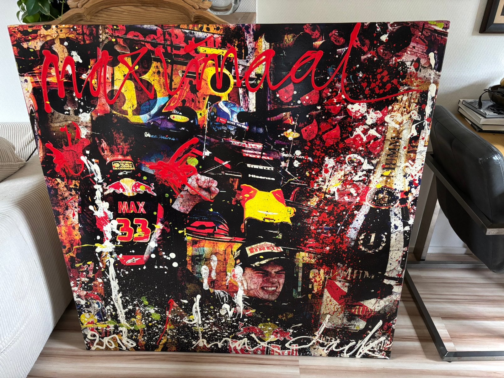 Max Verstappen Schilderij Jacks art Apeldoorn, Ophalen