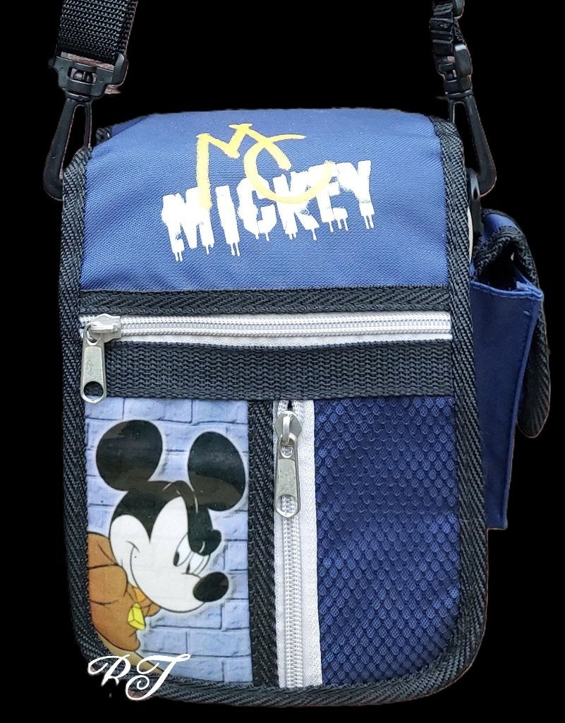 Disney blauwe schoudertas van Mickey Mouse., Sieraden, Tassen en Uiterlijk, Tassen | Damestassen, Gebruikt, Schoudertasje, Blauw