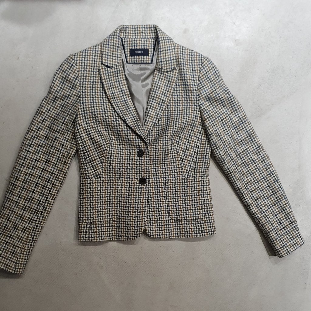 Purdey Blazer 100% Wol Maat S – Elegant, Ophalen of Verzenden, Zo goed als nieuw, Maat 36 (S)