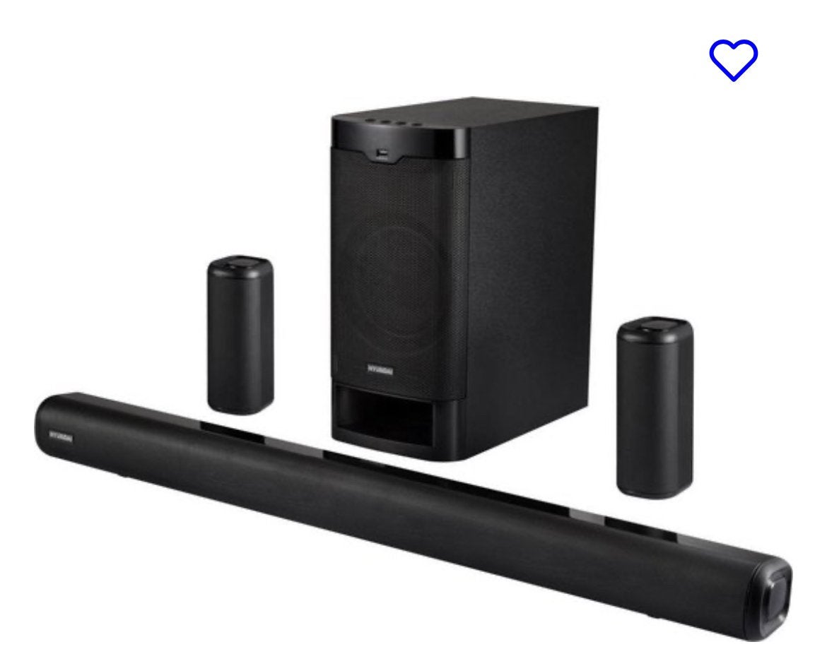 Hyundai Cinema Surround SND set subwoofer 2surround speakers, Overige merken, 70 watt of meer, Nieuw, Ophalen of Verzenden