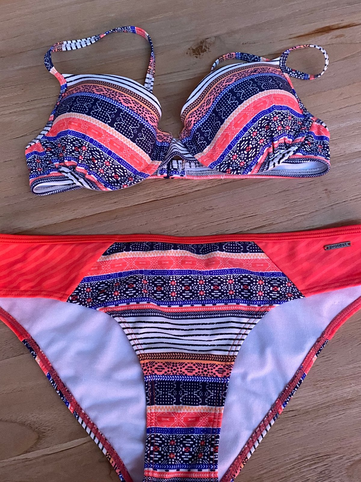 Protest Bikini rood, oranje, blauw, wit maat 38 en top 34/36, Ophalen of Verzenden, Nieuw, Rood, Bikini